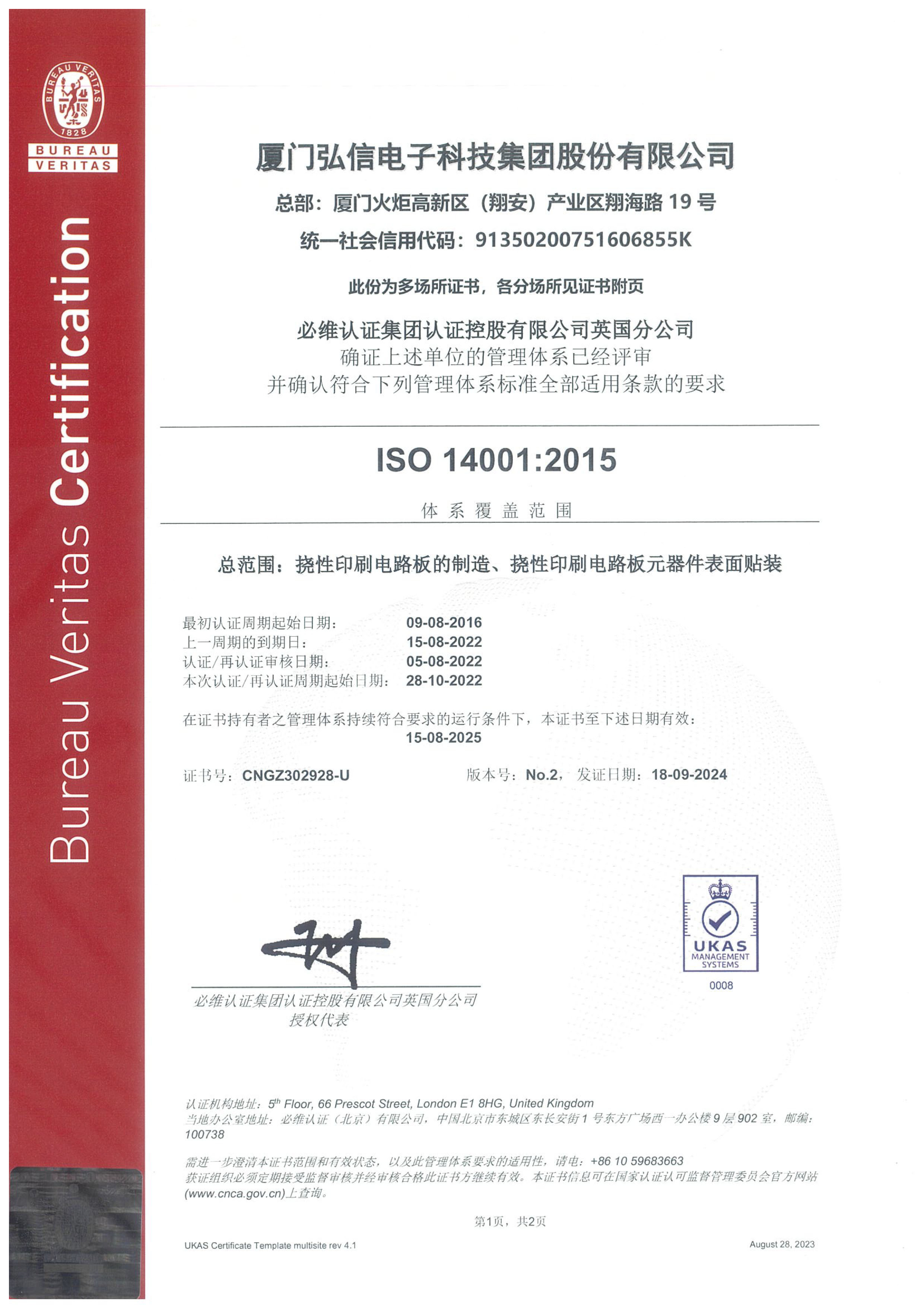ISO 14001:2015 ιϵͳ